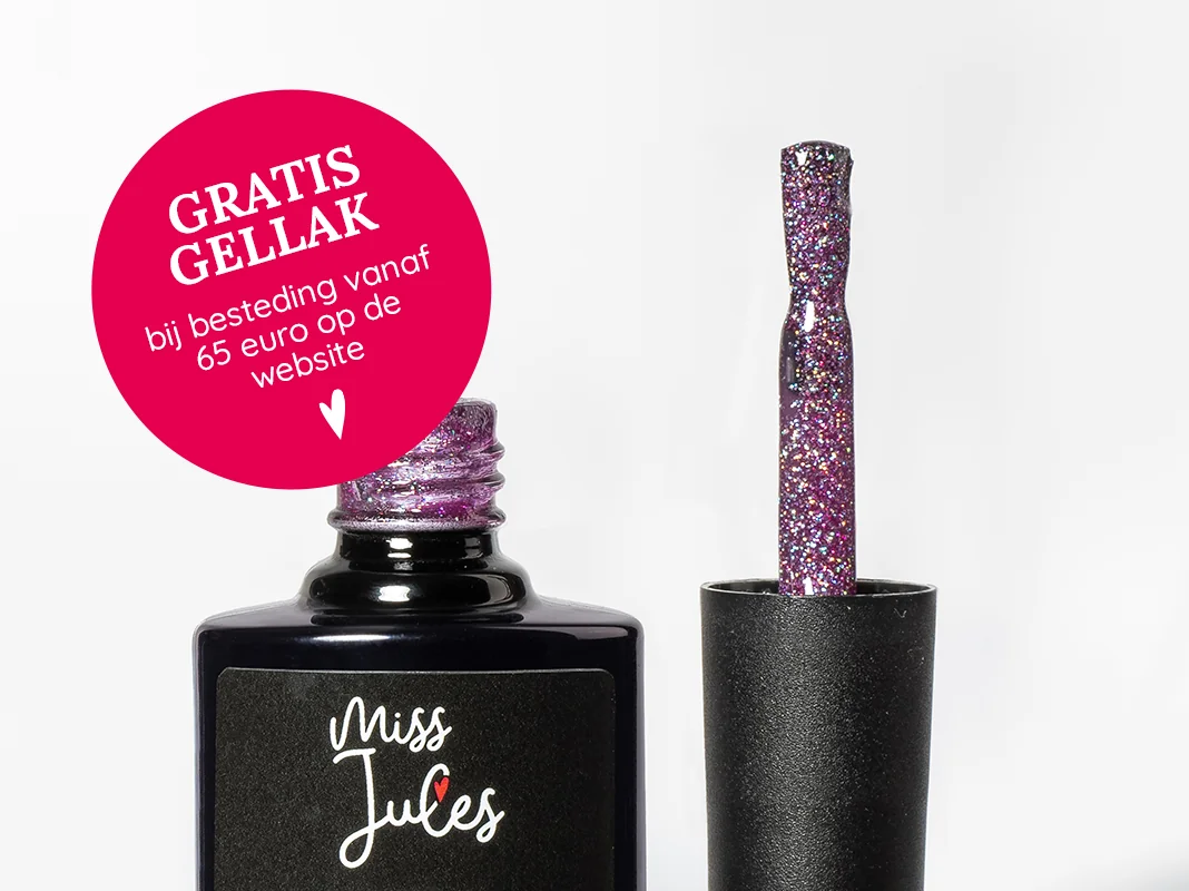 Miss Jules - Actie - Gratis Gellak Cocktail Glitter